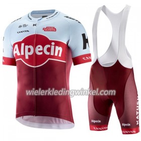 Set Fietsshirt + Korte Koersbroek 2018 Team Katusha Alpecin Dames N001